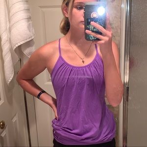 Lululemon on tank top